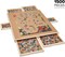 SkyMall 1500 Piece Puzzle Board W/Mat, 27” x 35” Wooden Jigsaw Puzzle Table